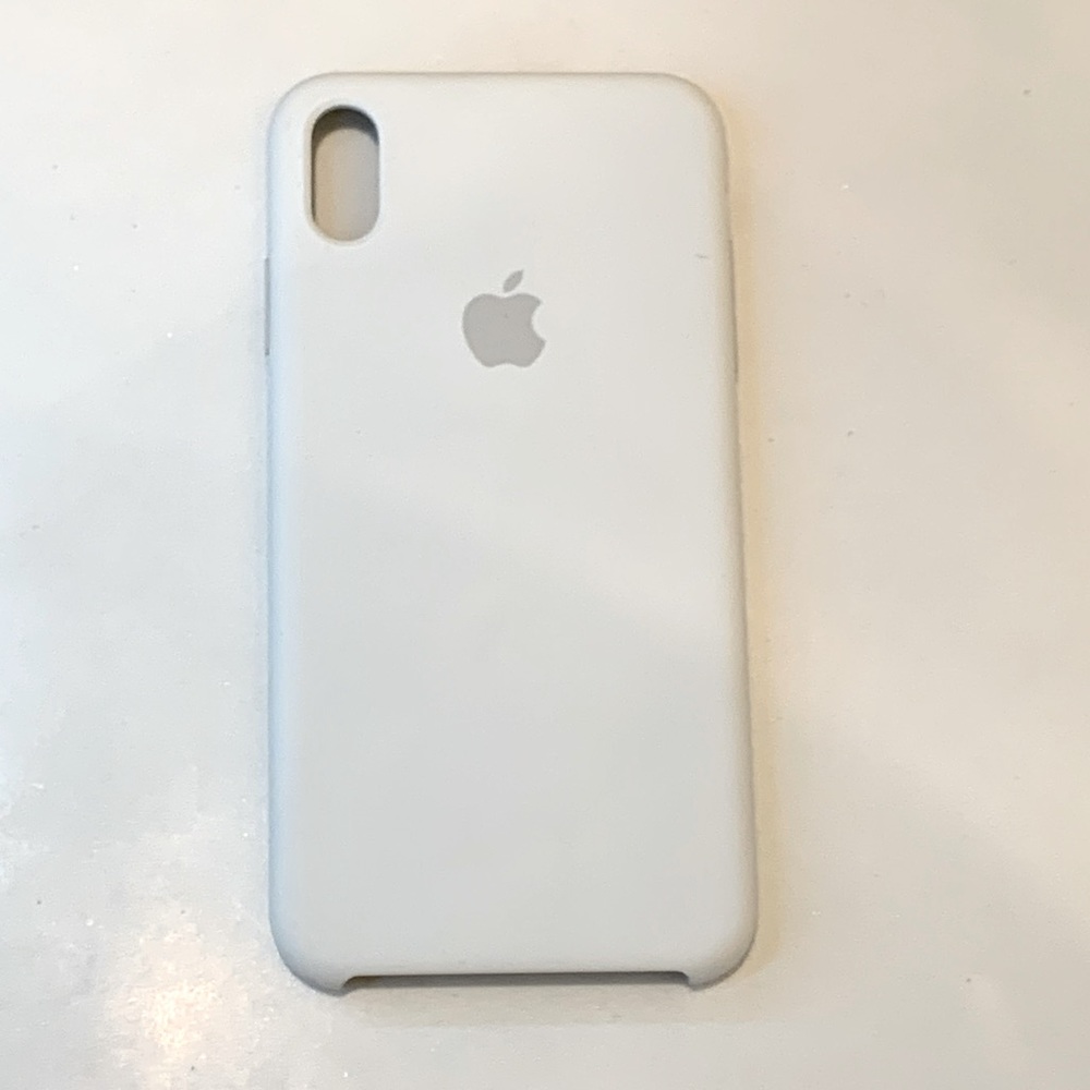 Apple - iPhone® XS Max Silicone Case - White